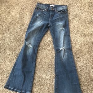 Greywire NY Petite Flare blue Denim 26P